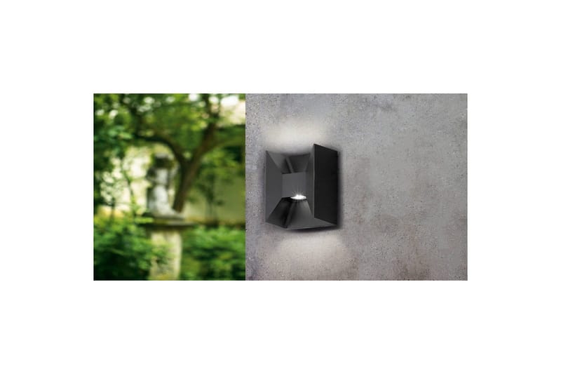 Vegglampe Utendørs Eglo Morino Antrasitt - Antrasitt - Belysning - Utendørsbelysning - Fasadebelysning & vegglykter