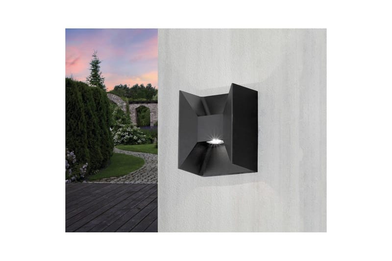 Vegglampe Utendørs Eglo Morino Antrasitt - Antrasitt - Belysning - Utendørsbelysning - Fasadebelysning & vegglykter