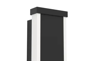 Vegglampe Utendørs Eglo Neviano 380 mm - Svart/Hvit - Belysning - Utendørsbelysning - Fasadebelysning & vegglykter