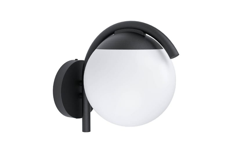 Vegglampe Utendørs Eglo Prata Vecchia, Svart/Hvit