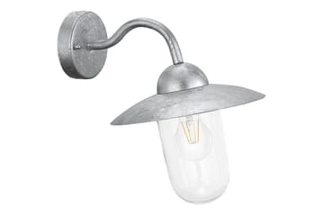 Vegglampe utendørsbelysning Eglo Milton sink - Grå - Belysning - Utendørsbelysning - Fasadebelysning & vegglykter