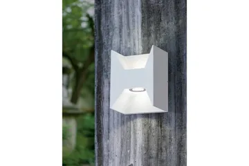 Vegglampe utendørsbelysning Eglo Morino hvit - Hvit - Belysning - Utendørsbelysning - Fasadebelysning & vegglykter