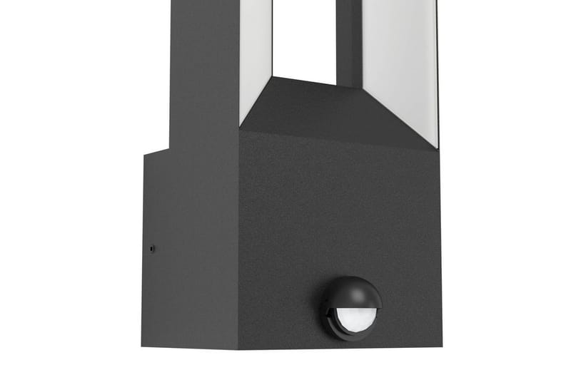 Vegglampe Utendørsbelysning Eglo Riforano med Sensor - Svart - Belysning - Utendørsbelysning - Fasadebelysning & vegglykter