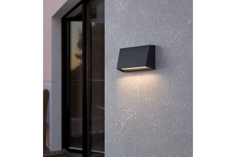 Vegglampe utendørsbelysning Eglo Spongano 120 mm - Antrasitt - Belysning - Utendørsbelysning - Fasadebelysning & vegglykter