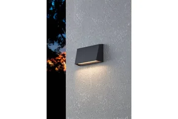 Vegglampe utendørsbelysning Eglo Spongano 120 mm - Antrasitt - Belysning - Utendørsbelysning - Fasadebelysning & vegglykter