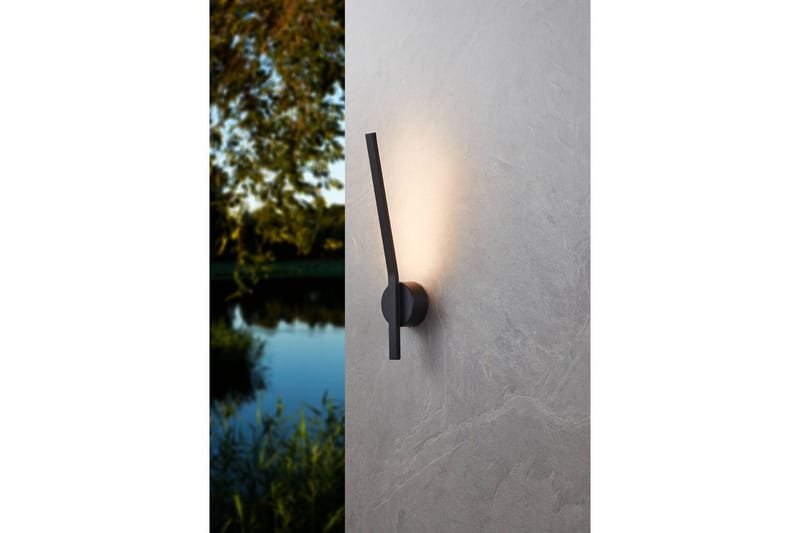 Vegglampe Utendørsbelysning Eglo Taparita - Svart/Hvit - Belysning - Utendørsbelysning - Fasadebelysning & vegglykter