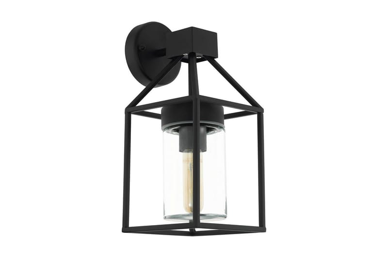 Vegglampe Utendørsbelysning Eglo Trecate - Svart - Belysning - Utendørsbelysning - Fasadebelysning & vegglykter