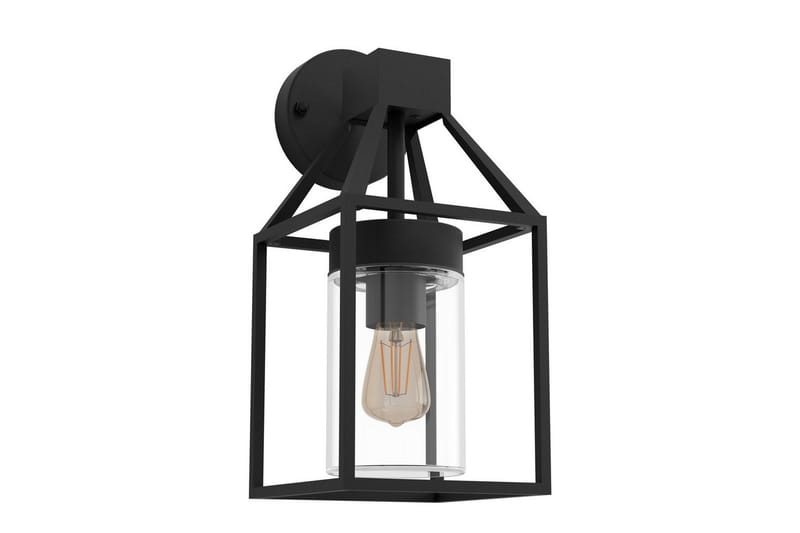 Vegglampe Utendørsbelysning Eglo Trecate - Svart - Belysning - Utendørsbelysning - Fasadebelysning & vegglykter