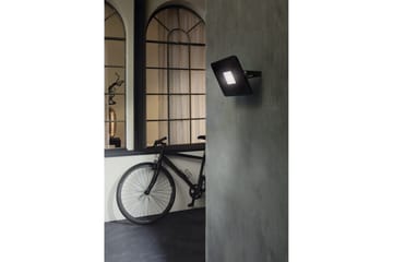 Veggstrålkaster Utebelysning Eglo Faedo 3 50W, Svart - Svart - Belysning - Utendørsbelysning - Fasadebelysning & vegglykter