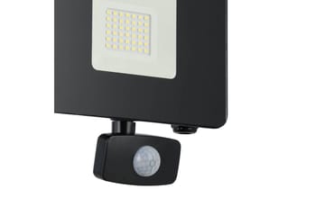 Veggstrålkaster Utendørs Eglo Faedo 3 med Sensor 30W, Svart - Svart - Belysning - Utendørsbelysning - Fasadebelysning & vegglykter