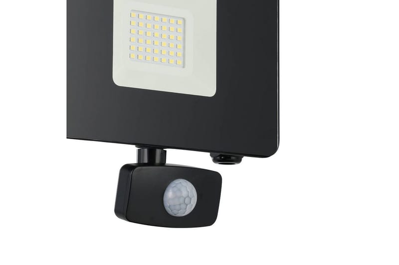 Veggstrålkaster Utendørs Eglo Faedo 3 med Sensor 30W, Svart - Svart - Belysning - Utendørsbelysning - Fasadebelysning & vegglykter