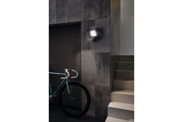 Veggstrålkaster Utendørsbelysning Eglo Faedo 3 med Sensor 50W, Svart - Svart - Belysning - Utendørsbelysning - Fasadebelysning & vegglykter