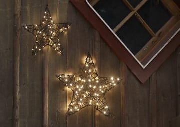 Vicke Star utendørs dekorasjonsbelysning 30 cm - brun - Belysning - Utendørsbelysning - Bordlampe utendørs