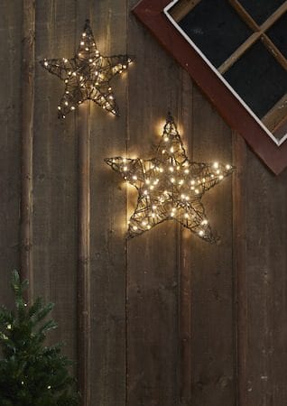 Vicke Star utendørs dekorasjonsbelysning 30 cm - brun - Belysning - Utendørsbelysning - Bordlampe utendørs