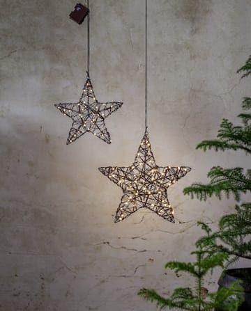 Vicke Star utendørs dekorasjonsbelysning 30 cm - brun - Belysning - Utendørsbelysning - Bordlampe utendørs