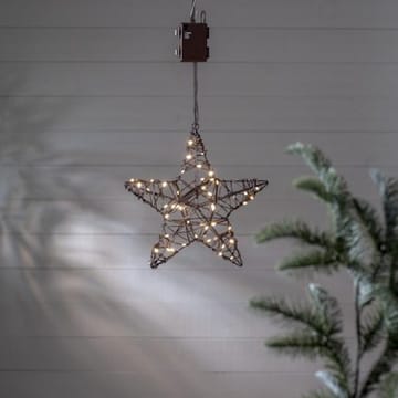 Vicke Star utendørs dekorasjonsbelysning 30 cm - brun - Belysning - Utendørsbelysning - Bordlampe utendørs