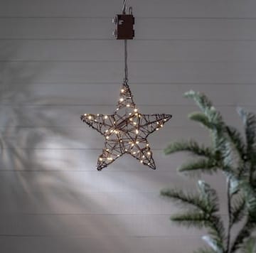 Vicke Star utendørs dekorasjonsbelysning 30 cm - brun - Belysning - Utendørsbelysning - Bordlampe utendørs
