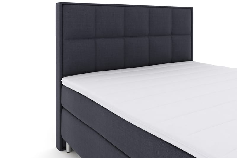 Komplett Sengepakke Choice No 3 180x200 Fast - Blå|Metallben - Kontinentalsenger - Dobbeltsenger - Komplett sengepakke