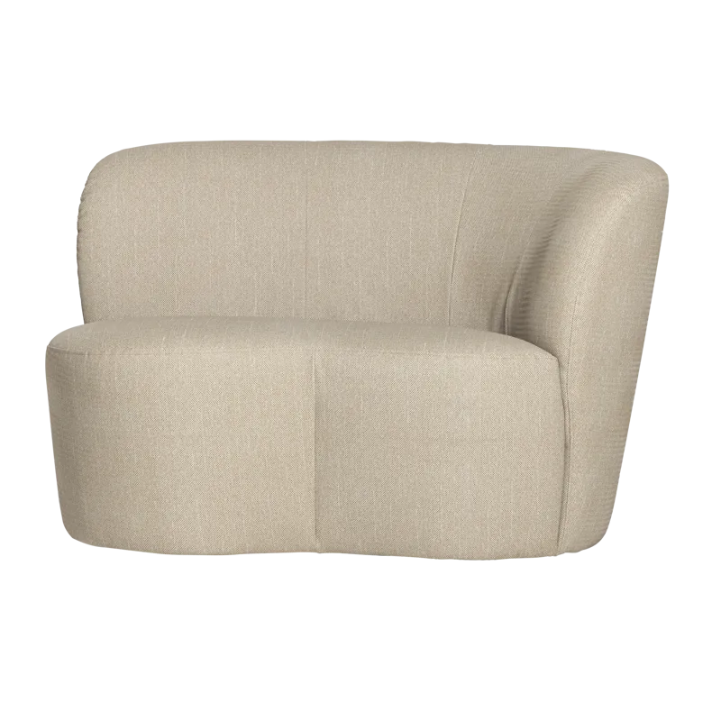 2-seters sofa Stone utendørs høyre, Sand