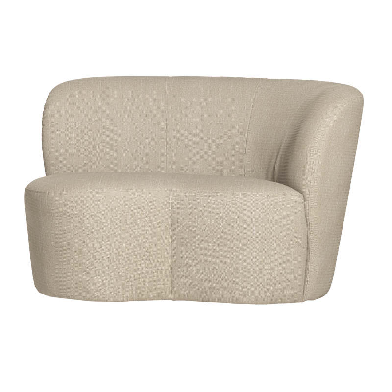 2-seters sofa Stone utendørs høyre, Sand