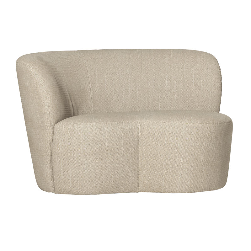 2-seters sofa Stone utendørs venstre, Sand