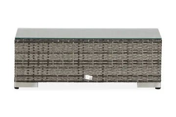 Avslutning Bahamas 37,5x90 cm - Grå - Hagemøbler & utemiljø - Øvrig hagemøbler - Moduler