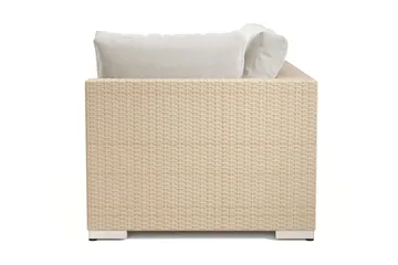Bahamas Høyremodul Utendørs 140 cm - Beige - Hagemøbler & utemiljø - Øvrig hagemøbler - Moduler