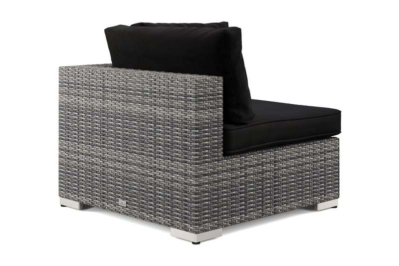 Bahamas Hjørnemodul Utendørs i Kunstrotting - Grå - Hagemøbler & utemiljø - Øvrig hagemøbler - Moduler