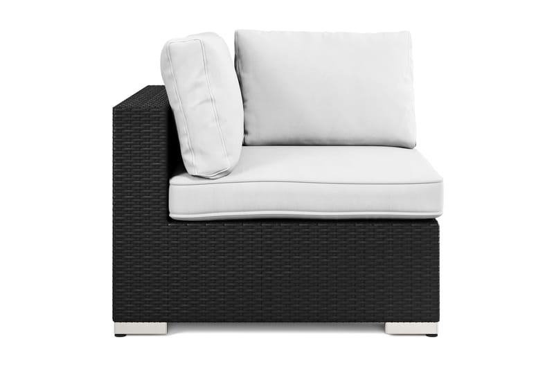 Bahamas Hjørnemodul Utendørs i Kunstrotting - Svart - Hagemøbler & utemiljø - Øvrig hagemøbler - Moduler