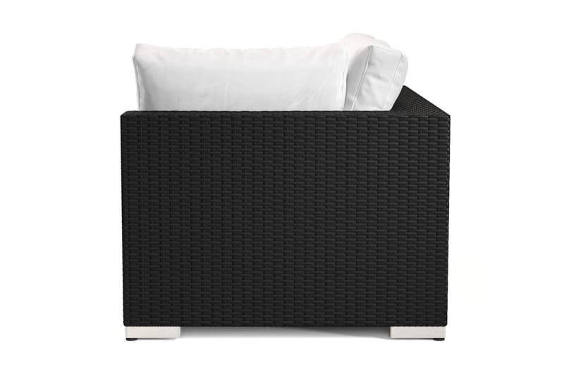 Bahamas Venstremodul Utendørs 140 cm i Kunstrotting - Svart - Hagemøbler & utemiljø - Øvrig hagemøbler - Moduler