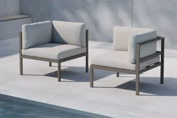 Copacabana Hjørnemodul Utendørs - Beige - Hagemøbler & utemiljø - Øvrig hagemøbler - Moduler