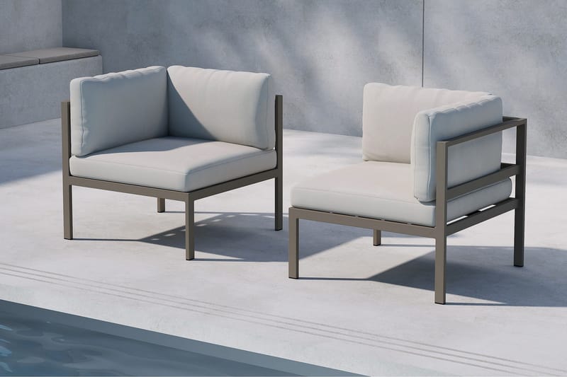 Copacabana Hjørnemodul Utendørs - Beige - Hagemøbler & utemiljø - Øvrig hagemøbler - Moduler