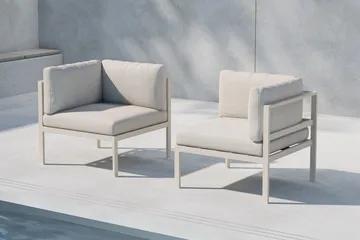 Copacabana Hjørnemodul Utendørs - Beige - Hagemøbler & utemiljø - Øvrig hagemøbler - Moduler