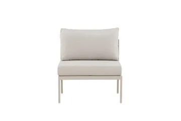 Copacabana midtmodul 70 cm utendørs - Beige - Hagemøbler & utemiljø - Øvrig hagemøbler - Moduler - Midtmodul hagesofa