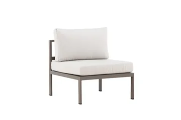 Copacabana midtmodul 70 cm utendørs - Brun - Hagemøbler & utemiljø - Øvrig hagemøbler - Moduler - Midtmodul hagesofa