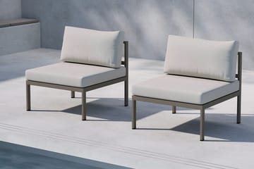 Copacabana midtmodul 70 cm utendørs - Brun - Hagemøbler & utemiljø - Øvrig hagemøbler - Moduler - Midtmodul hagesofa
