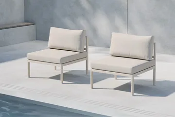 Copacabana Midtmodul Utendørs - Beige - Hagemøbler & utemiljø - Øvrig hagemøbler - Moduler - Midtmodul hagesofa