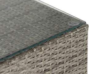 Divan/Bord Bahamas 75x75 cm - Grå - Hagemøbler & utemiljø - Øvrig hagemøbler - Moduler