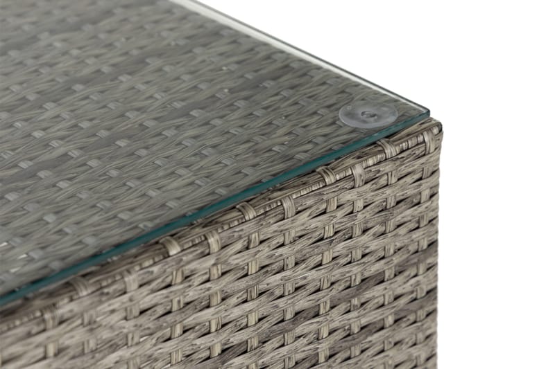Divan/Bord Bahamas 75x75 cm - Grå - Hagemøbler & utemiljø - Øvrig hagemøbler - Moduler