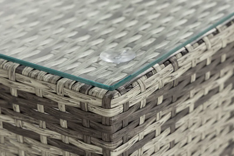 Divan/Bord Bahamas 75x75 cm - Grå - Hagemøbler & utemiljø - Øvrig hagemøbler - Moduler