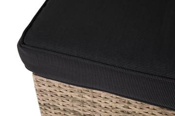 Divan/Bord Wisconsin Kunstrotting/Sand - Brun - Hagemøbler & utemiljø - Øvrig hagemøbler - Moduler