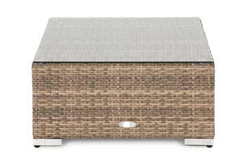 Divan/Bord Wisconsin Kunstrotting/Sand - Brun - Hagemøbler & utemiljø - Øvrig hagemøbler - Moduler