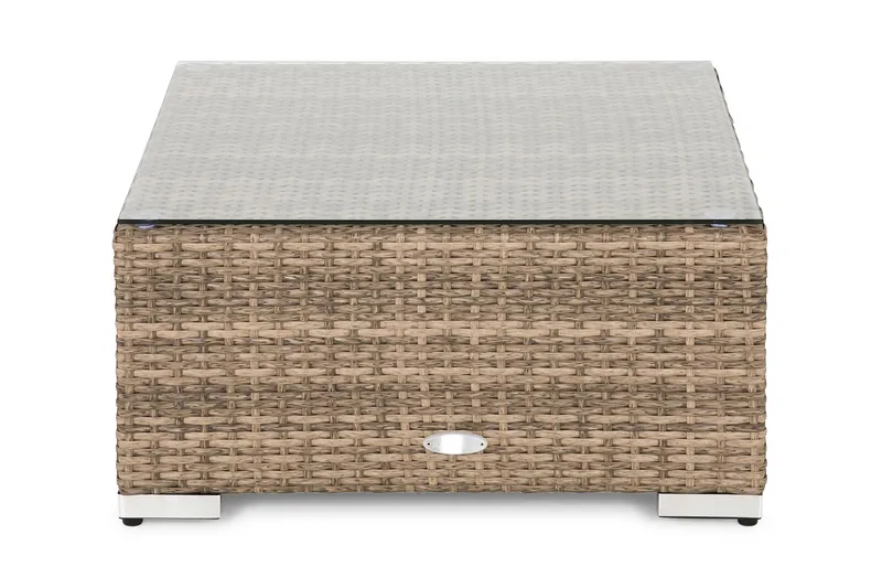 Divan/Bord Wisconsin Kunstrotting/Sand - Brun - Hagemøbler & utemiljø - Øvrig hagemøbler - Moduler