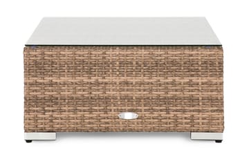 Divan/Bord Wisconsin Kunstrotting/Sand - Brun - Hagemøbler & utemiljø - Øvrig hagemøbler - Moduler
