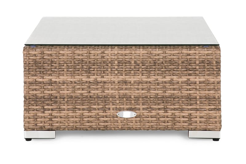 Divan/Bord Wisconsin Kunstrotting/Sand - Brun - Hagemøbler & utemiljø - Øvrig hagemøbler - Moduler