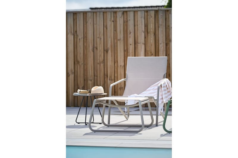 Fotpall Hillerstorp Sandholma Beige - Beige - Hagemøbler & utemiljø - Øvrig hagemøbler - Moduler - Fotskammel & krakk utendørs