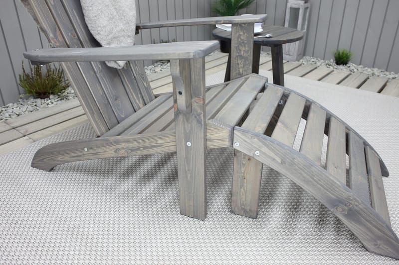 Cranston Krakk - Grå - Hagemøbler & utemiljø - Øvrig hagemøbler - Moduler - Fotskammel & krakk utendørs