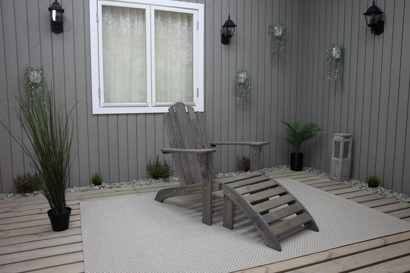 Cranston Krakk - Grå - Hagemøbler & utemiljø - Øvrig hagemøbler - Moduler - Fotskammel & krakk utendørs