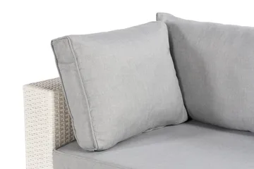 Høyremodul Bahamas 140 cm - Hvit - Hagemøbler & utemiljø - Øvrig hagemøbler - Moduler