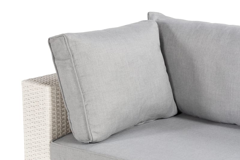 Høyremodul Bahamas 140 cm - Hvit - Hagemøbler & utemiljø - Øvrig hagemøbler - Moduler